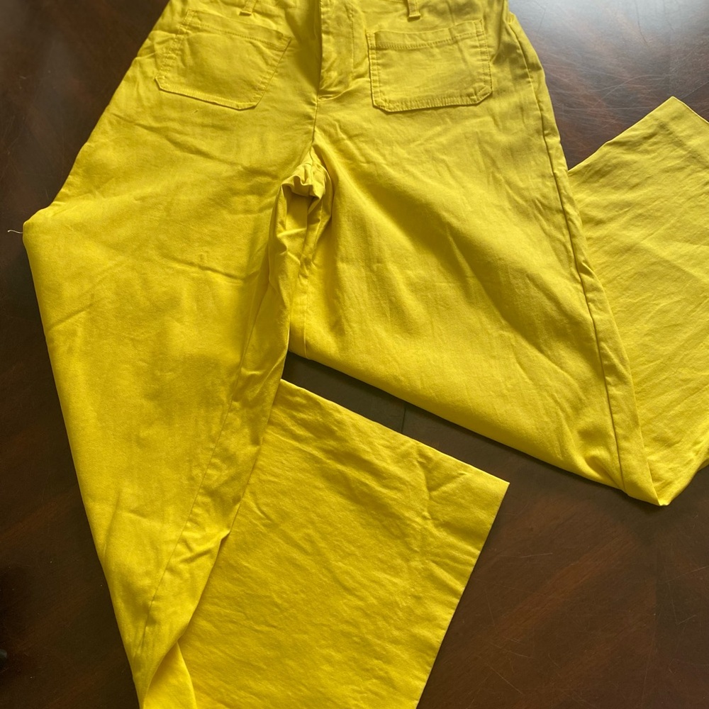 Jules & Leopold Women's High Rise Jeans - Yellow NWOT - Picture 5 of 5
